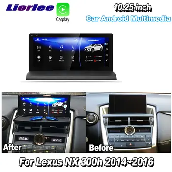 

Liorlee Car Android Multimedia Player For Lexus NX 300h NX300h 2014-2016 GPS Navigation System Radio Stereo HD screen Display TV