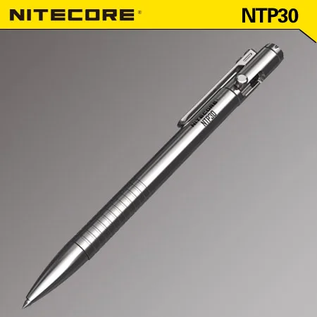 Nitecore NTP30 тактическая ручка для самозащиты инструменты из титанового сплава Эргономичный вольфрамовый стальной конический наконечник