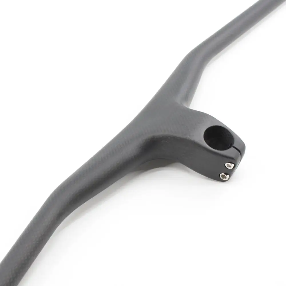 Manubrio Bici TOSEEK Carbonio UD 31,8mm Riser Flat 580-640mm - Leggero 140g