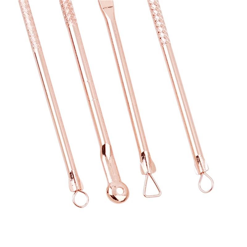 4 шт. профессиональный набор инструментов для удаления угрей прыщей клипов игл