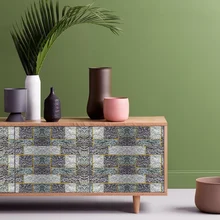 Настенные наклейки для спальни, креативные фоновые обои, наклейки для гостиной, мебели, мозаичный узор