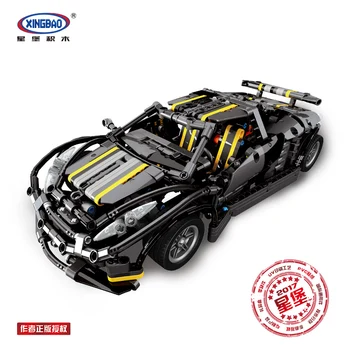 

XingBao 07002 MOC Series The Balisong small Super Future car Model Kit Building Blocks Bricks Educational Toys For Children Gift