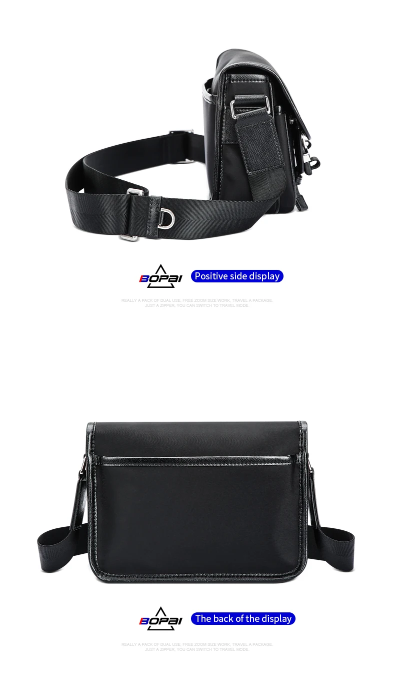 BOPAI Fashion Shoulder Bags Black With Small Soft Bag Briefcase Zipper Business Cross Body Travel 10 H8d95eada170e4be9898187cc6716ed6ea