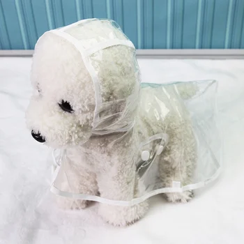 

Waterproof Transparent Raincoats XS-XL Dog Raincoat Spring Summer Rain Coats Dog Light Clothes Pet Accessories Puppy Rain