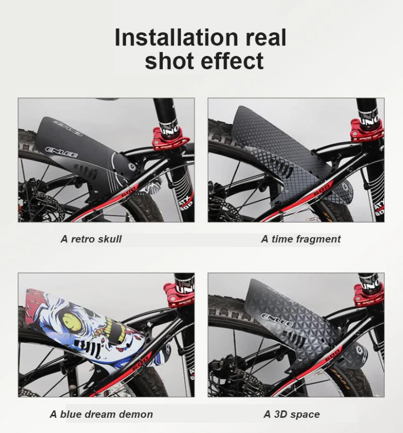 Bicycle Fender MTB Bike Fenders Front Rear 1PC