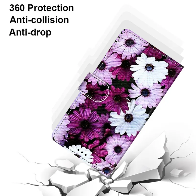on For Xiaomi Mi A3 Case Xaomi Mi A3 Fundas Leather Flip Wallet Cover For Coque Xiomi Mi A 3 MIA3 A2 Lite Phone Case Bags Etui