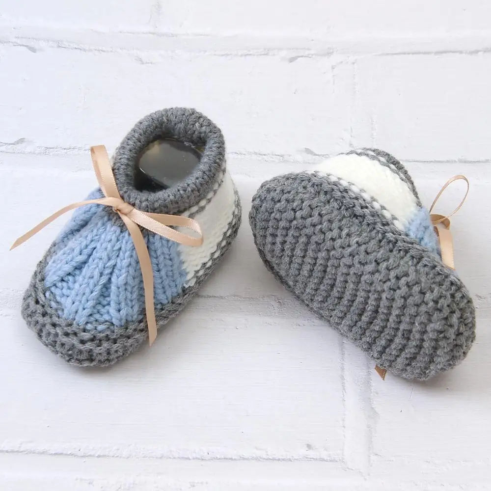 

Newborn First Walkers for Baby Boys Girls Crib Shoes Super Soft Anti-Slip Knitted Toddler Infantil Prewalker 0-24M Kids Footwear