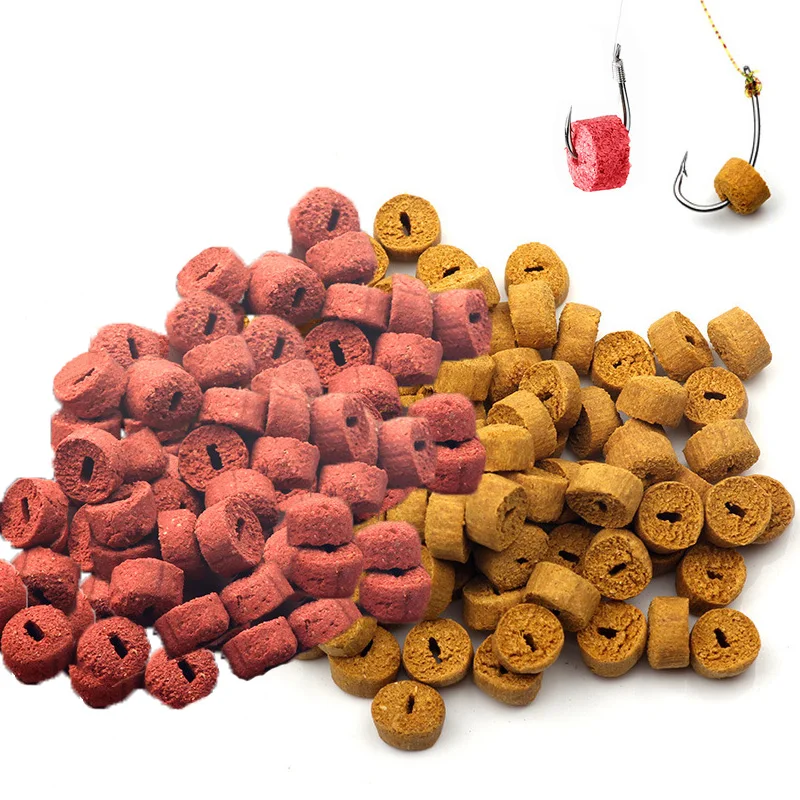 Фото 100 искусственные красные черви для ловли карпа полая приманка искусственная