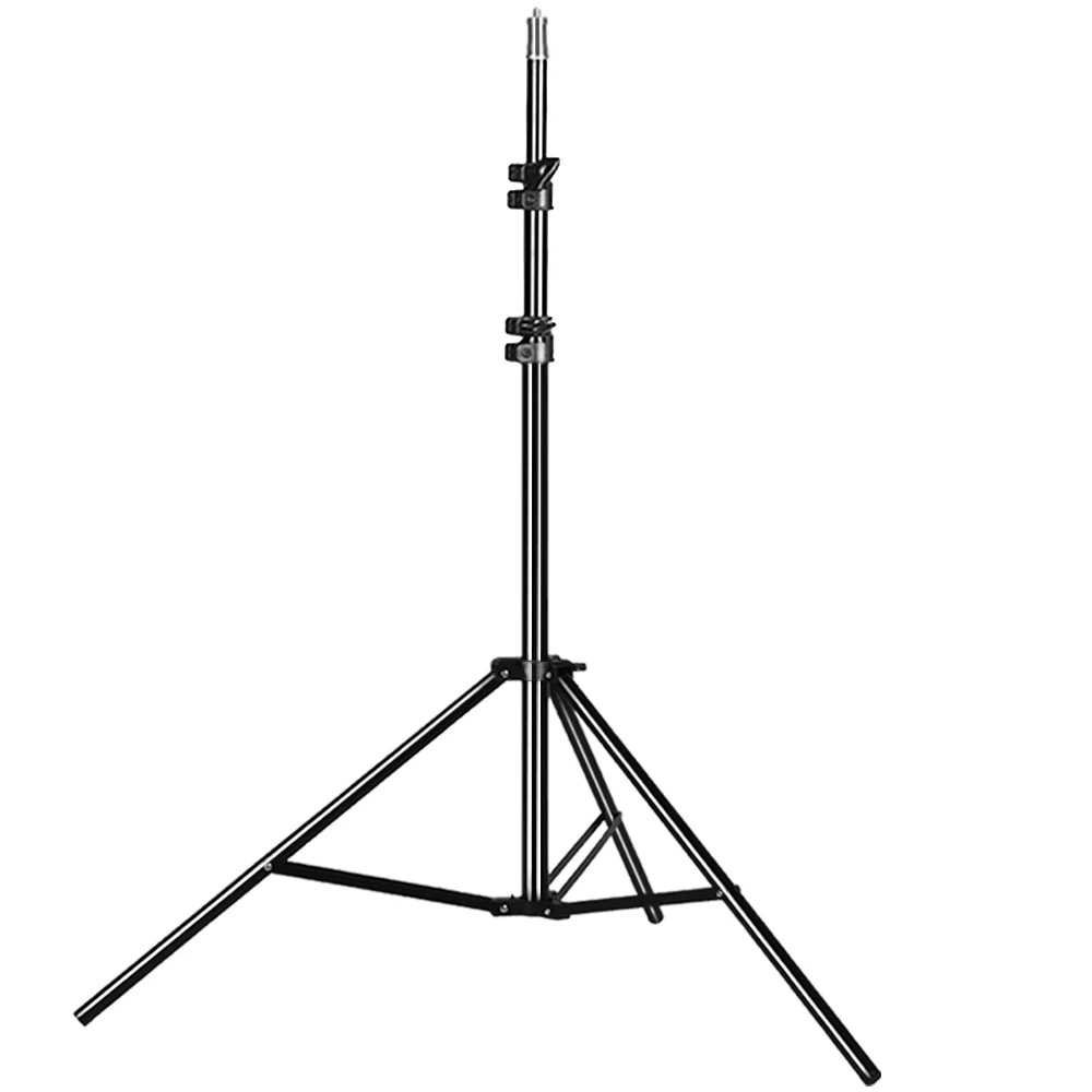  Heavy Duty Metal 2m Light Stand Max Load to 5KG Tripod for Photo Studio Softbox Video Flash Reflect