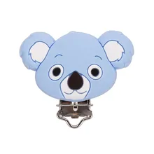 Clip de sucette personnalisé pour bébé, 3 pièces, petit ours, sans BPA, porte mamelon en chaîne factice, Clip d'allaitement pour nouveau né 