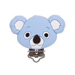 3Pcs Little Bear Personalized Baby Pacifier Clip BPA-Free DIY Baby Dummy Chain Nipple Holder Newborns Soother Nursing  Clip