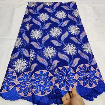 

Madison Cotton Lace Fabric High Quality African Swiss Voile Lace For Man Women 5yards Dry Swiss Lace Fabric For Nigerian Fabric