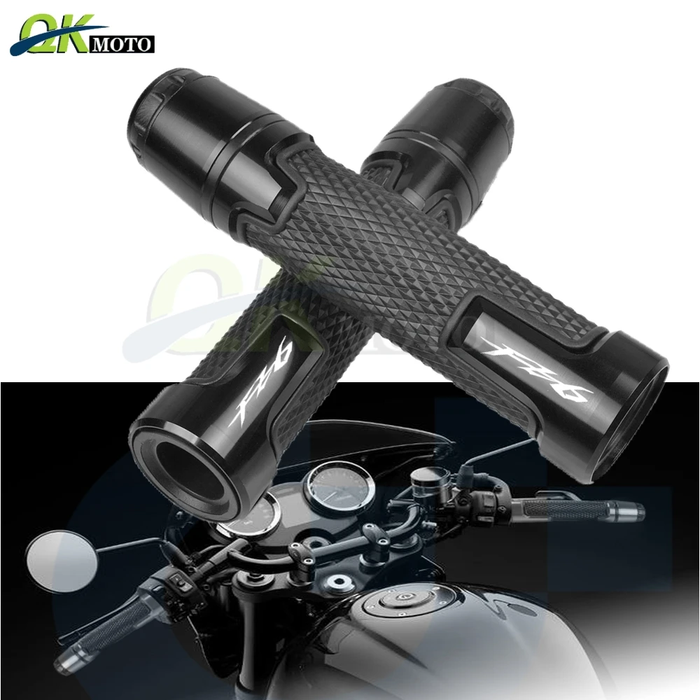 Аксессуары для мотоциклов 7/8 ''22 мм CNC алюминиевая рукоятка руля и ручка торцевой слайдер колпачок штекер для Yamaha fz1 fz6 FZ6