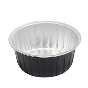

Black Round Shape Aluminum Foil Depilatory Hair Removal Melting Wax Bowl