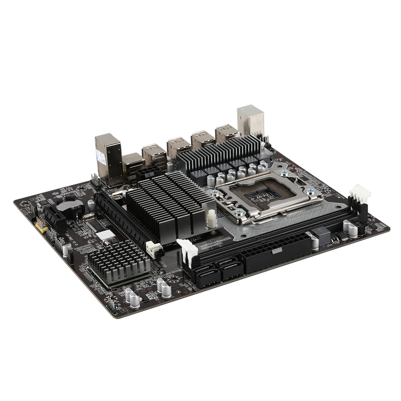 X58 Материнская плата LGA1366 SATA2.0 USB2.0 DDR3 ECC/REG 32G двухканальная RAM память для Xeon серии