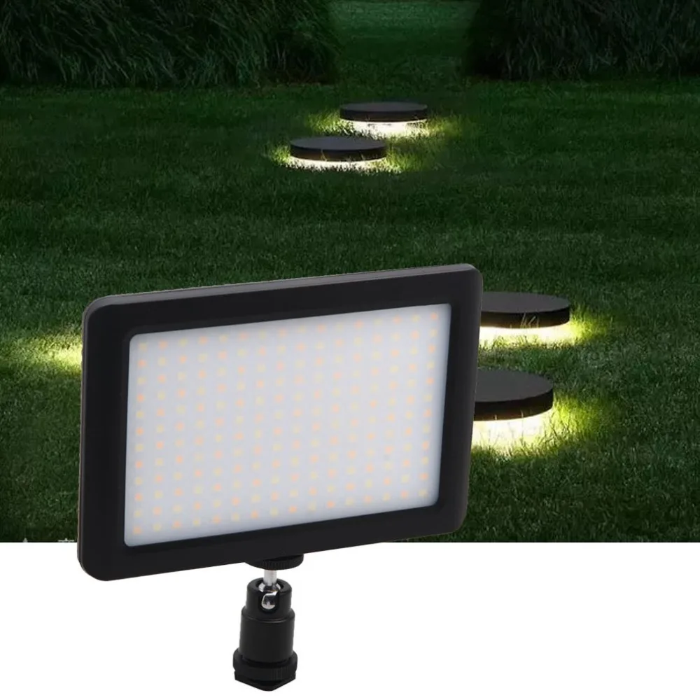 192 светодиодов видео светильник портативный камера фото Панель с регулируемой