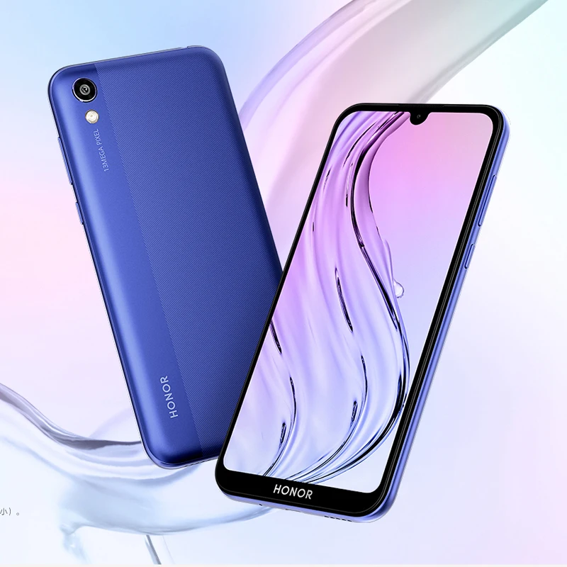 Оригинальная глобальная версия Honor 8S 32GB rom 2GB ram 5,71 ''дисплей FullView Dewdrop MT6761 четырехъядерный 13 МП камера заднего вида мобильный телефон