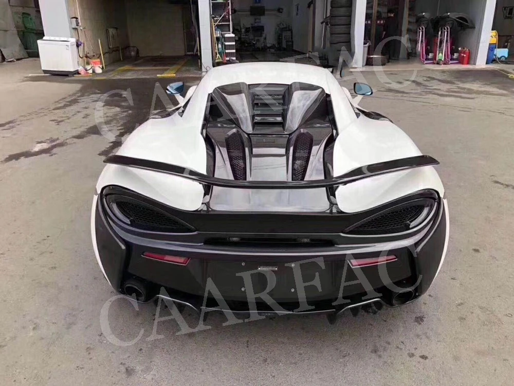 Задний спойлер для багажника, гоночные крылышки, подходят для mlaren 540C 570S 570GT NC style, сухой верхний спойлер из углеродного волокна для стайлинга автомобилей