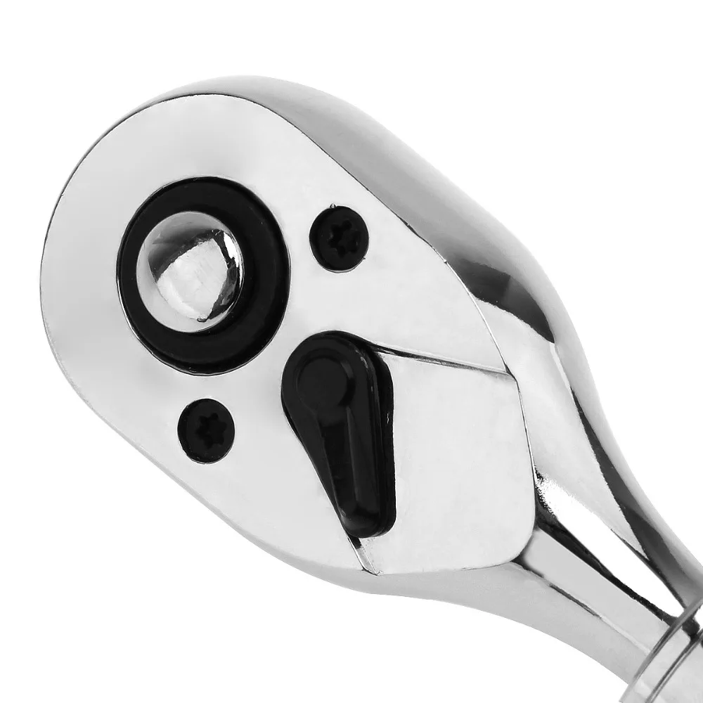 Гибкий храповой ключ CR-V 1/" шестигранный ключ длина Телескопический торцевой ключ 72 зубья рычажный ключ храпового механизма ручные инструменты
