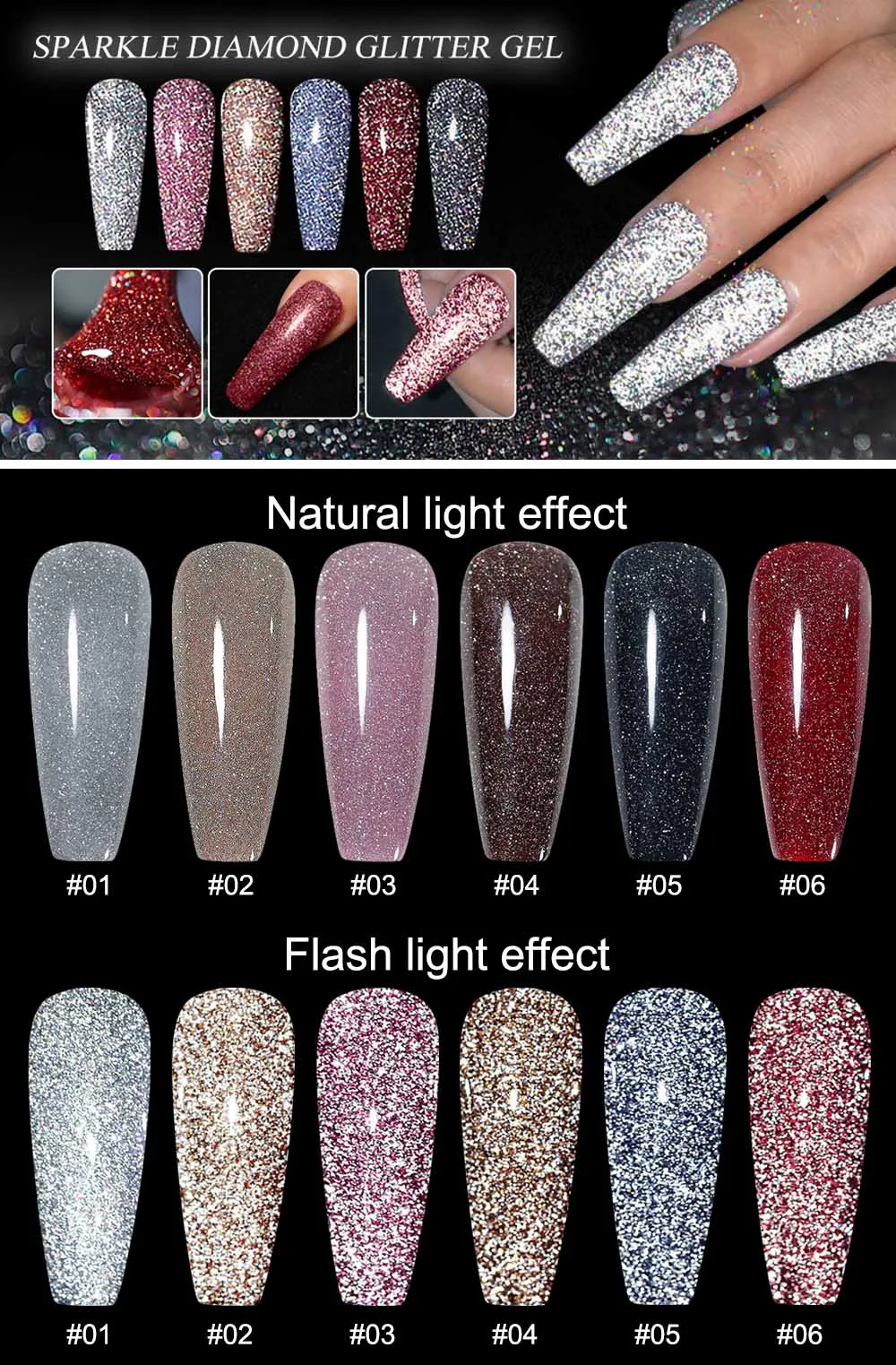 MIZHSE 10ML Gel Polish Shiny Vernis Semi Permanent Varnish Hybrid UV Colors LED Acrylic Gel Nail Polish for Manicure Nail Art