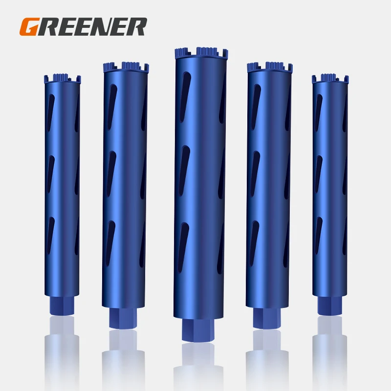 Greener Opener Drill Bit Wall Perforator Diamond Dry Drill Bit Hole Drill Hood Air Conditioning Concrete Drill Hand Tools m22 adapter diamond drill bit extension connecting rod wall punch hole opener concrete perforator extension rod dropshipping