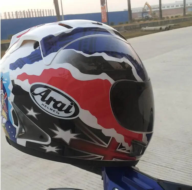 Мотоциклетный шлем полный шлем arai мотоциклетный полный шлем Сертификация ECE Синий 2