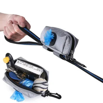 

Pet Dog Poo Bags Poops Waste Bag Disposable Pouch Holder with Hasp for Walking Travel DEC889
