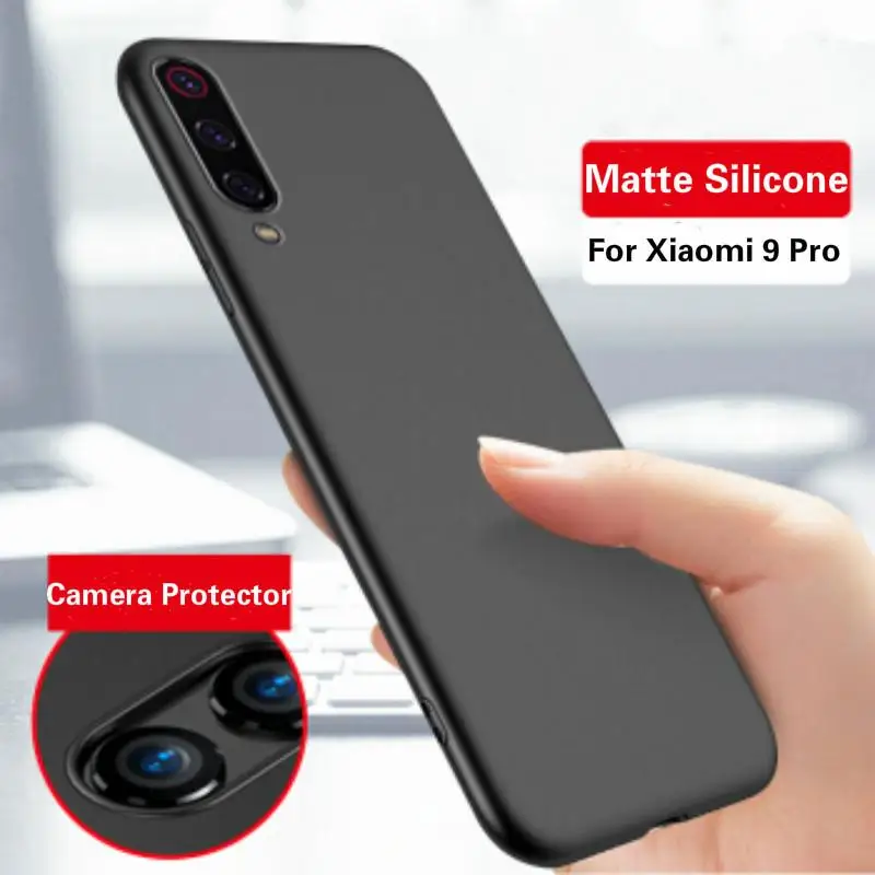 Простой Черный чехол для Xiaomi mi 9 Pro силиконовый матовый из ТПУ Red Note 8 8A 7 6 5 K20 9T CC9 CC9E |