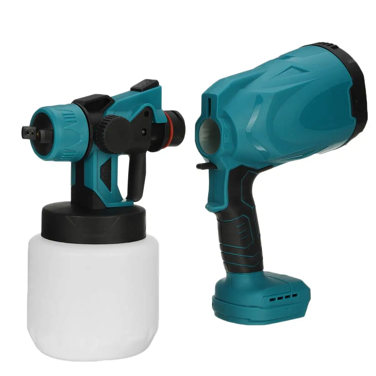 1500W 800ml Cordless Electric Spray Gun High Power Home Paint Sprayer With 3 Nozzle Flow Control Airbrush For Makita 18V Battery gas pressure washer