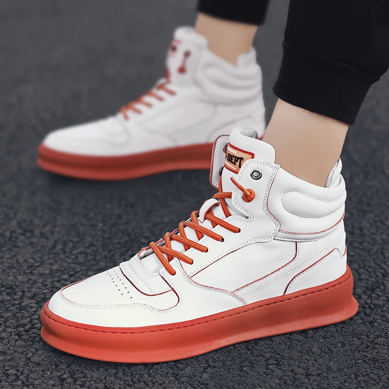 Новинка года; модные мужские ботинки; Легкие ботинки; Botas Masculino; брендовая дизайнерская мужская обувь; 4#15/15E50