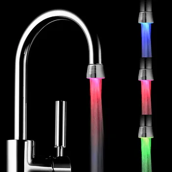 

LED Faucet Colorful Luminous Faucet Self-powered Faucet For Bathroom Kitchen Water Power Shower Tap light Water Saving Faucet