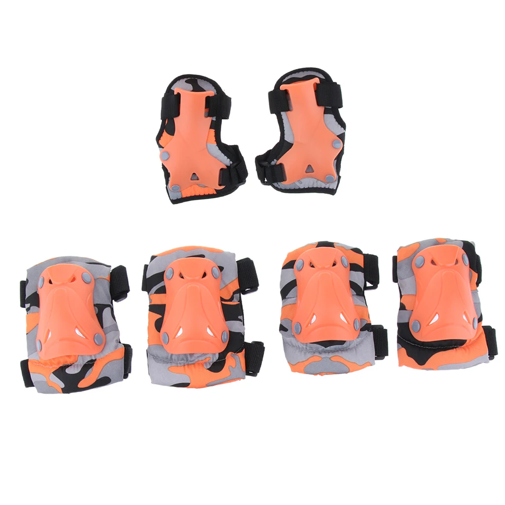 Kids Child Skating Scooter Protective Gear Knee Elbow Hand Pads Set Elbow & Knee Pads Sports Safety for Outdoor Sports 