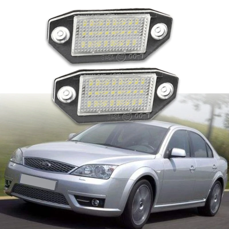 12V 24 светодиодный светильник номерного знака для Ford Mondeo MK3 2000-2007 | Автомобили и