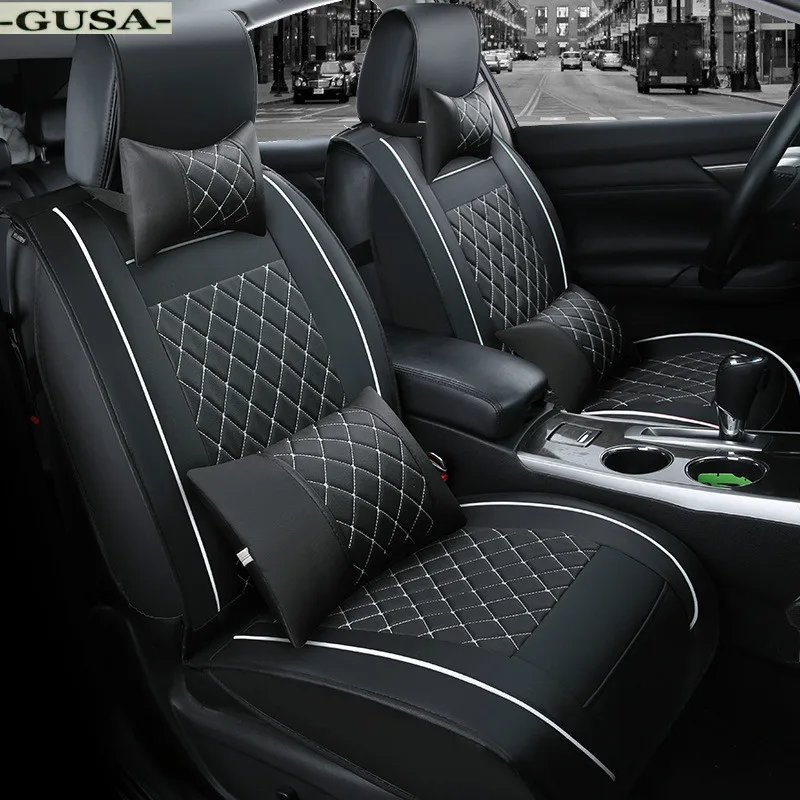 

New luxury Leather car seat cover for lada grant nterior 2107 2114 granta kalina xray Accessories Automobiles Seat Covers