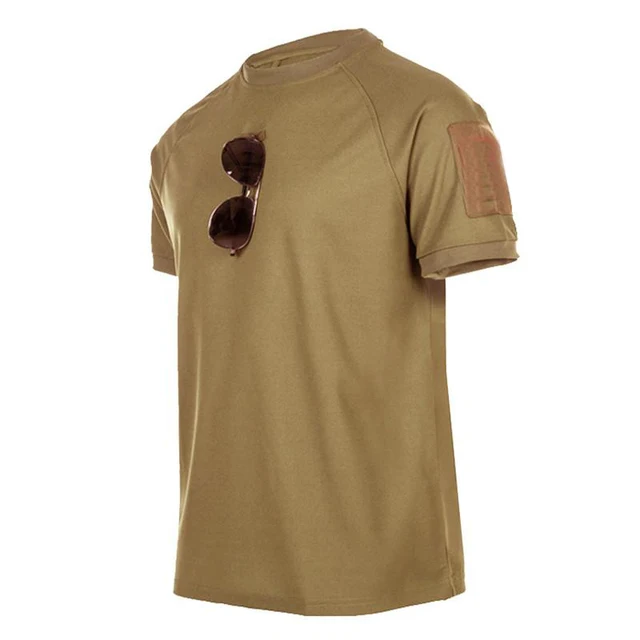 Tactical T-Shirts Men Sport Outdoor Military Tee Quick Dry Short Sleeve Shirt Hiking Hunting Army Combat Men Clothing Breathable 3