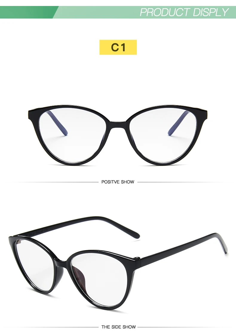 Модные очки кошачий глаз женские сексуальные черные оптические очки женская прозрачная Оправа очков Oculos De Grau Feminino