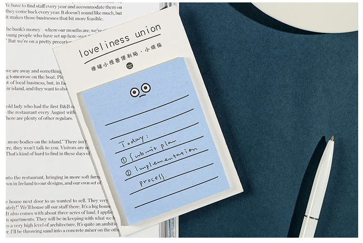 12 шт./лот маленький эмоциональный серии «monster» липкий n раз наклейки memo pad