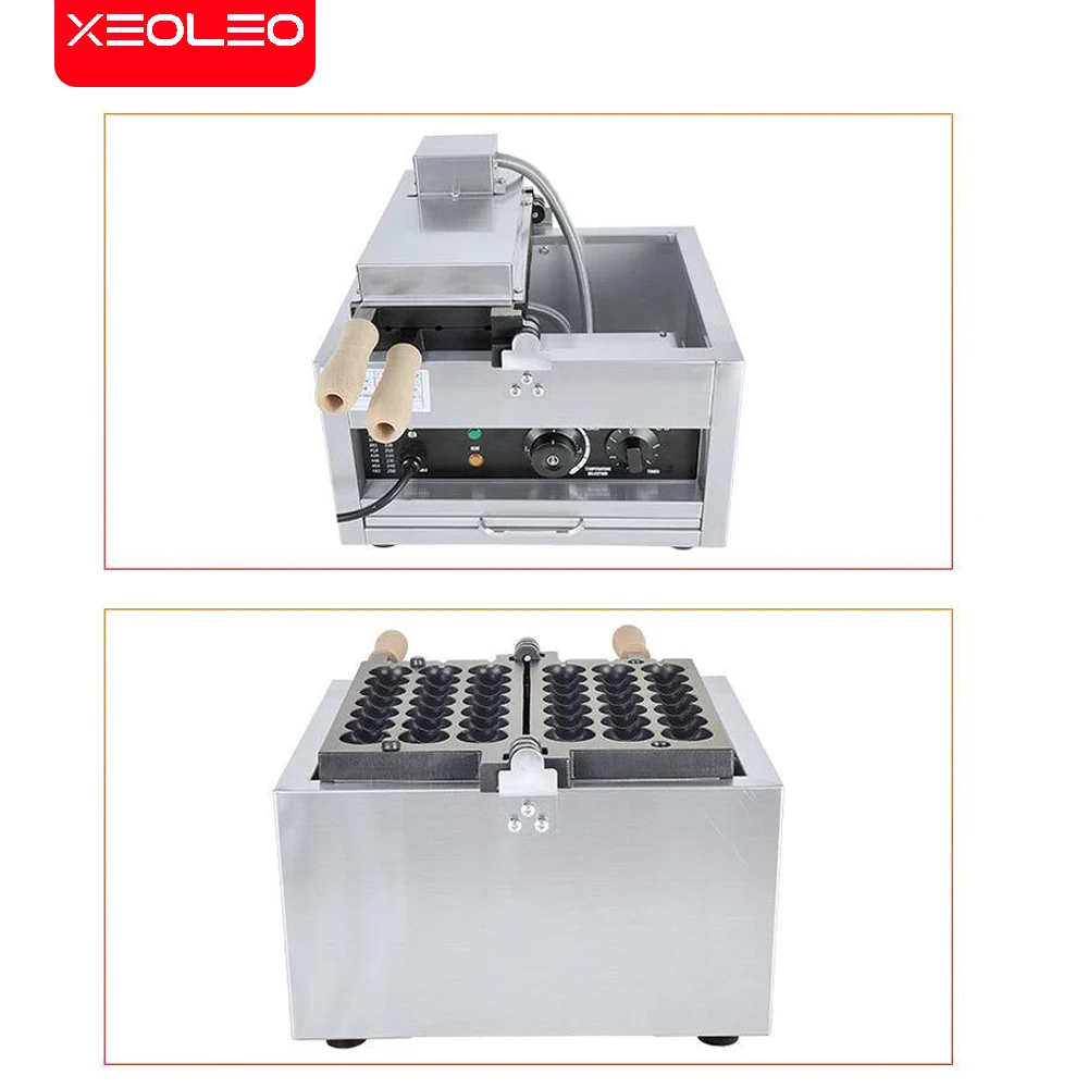 XEOLEO Candied Haws Electric Waffle Maker 1400W Skewers Waffle Machine Hairy Eggs Baker