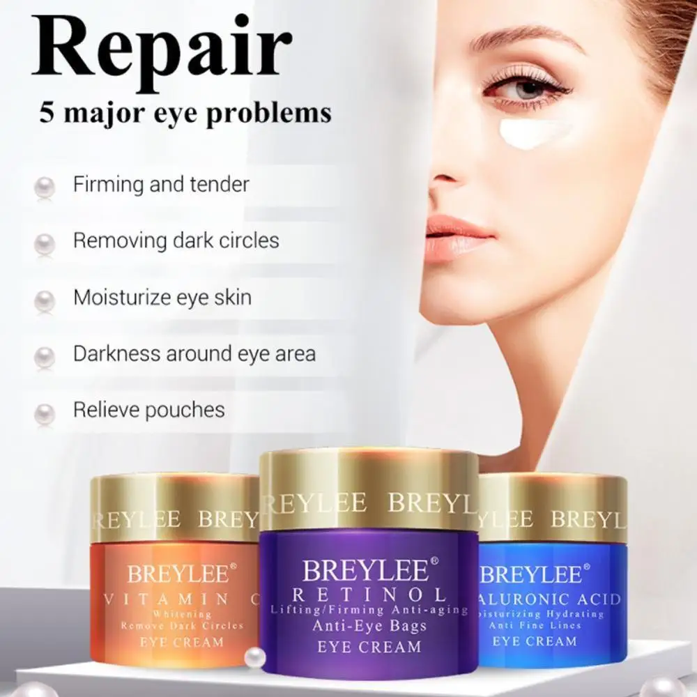 

Firming Anti-wrinkle Retinol Hyaluronic Acid Moisturizing Vitamin C Eye Cream Repair Eye Cream Soothe Eye Muscles