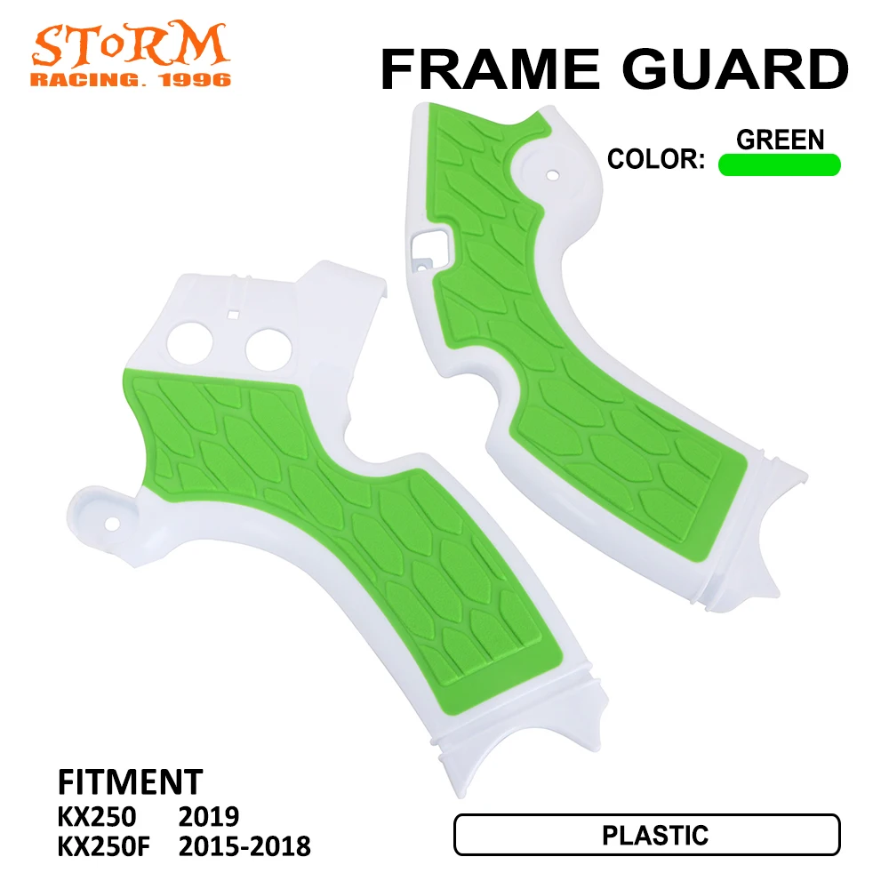

Frame Green Guards Fairing Covers Protector For Kawasaki KX250F KXF250 KX 250F 2015-2018 KX250 KX 250 2019