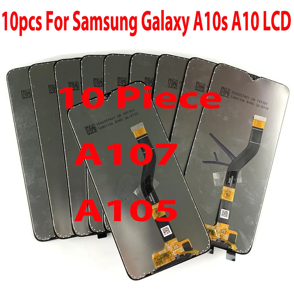 Сенсорный ЖК-экран AMOLED 6 2 дюйма для Samsung Galaxy A10s A107F 10 шт. | Мобильные телефоны и