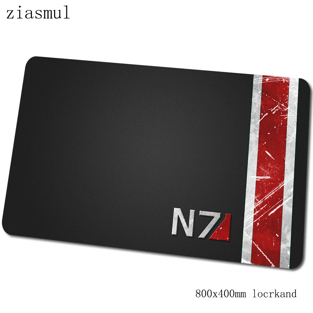 Mass effect коврик для мыши 80x40 см игровой коврик для мыши с изображением аниме 3d офисный ноутбук с алюминиевым корпусом с забавным padmouse игры pc gamer коврики - Цвет: Size 800x400x2mm