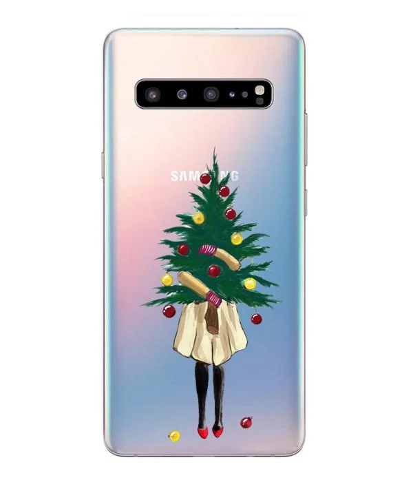 Рождественский чехол для samsung Galaxy S10 Lite S10 Plus, силиконовый чехол для телефона samsung S10 Plus G975F S6 S7 S8 S9 Plus Note 9 - Цвет: TPU