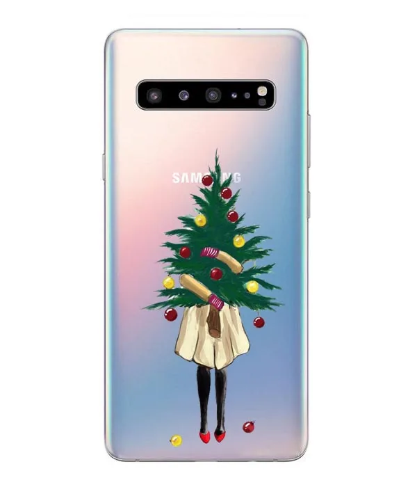 TPU Рождественский чехол для samsung Galaxy S10 Lite S10 Plus, силиконовый чехол для телефона samsung S10 Plus G975F S6 S7 S8 S9 Plus Note 9 - Цвет: TPU