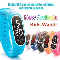 Детские часы браслет светодиодные цифровые спортивные наручные часы для детей мальчиков и девочек новые электронные часы Relogio Reloj Infantil montre
