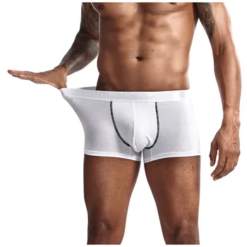 

Men's Cotton Letter Solid Underwear New Wet Absorbing Breathable Middle Waist Comfort Boxer Fashion Underpants трусы мужские #S