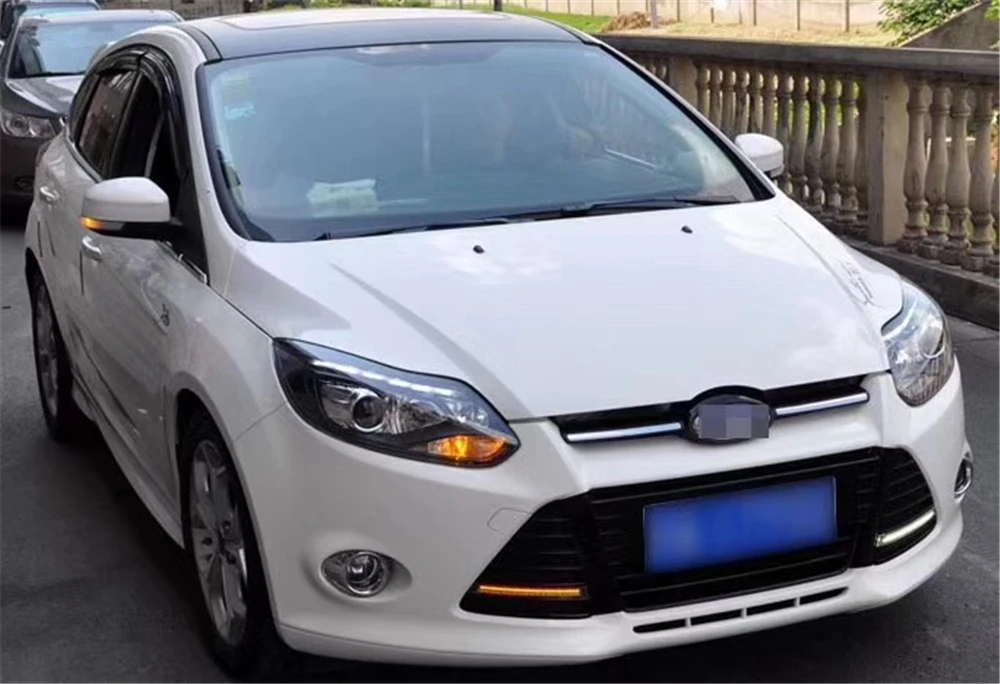Автомобильный Стайлинг для Ford Focus 3 светодиодный фонарь 2012 2013 для focus ST стиль светодиодный DRL H7 Hid вариант Angel Eye биксеноновые фары
