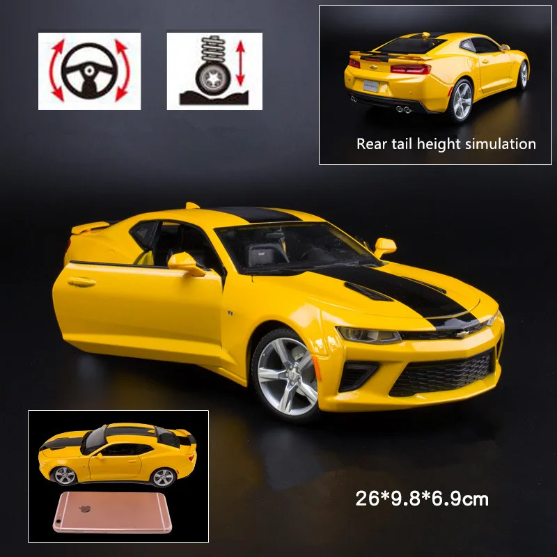 Maisto 1:18 Chevrolet спортивный автомобиль сплав модель автомобиля моделирование автомобиля украшение коллекция Подарочная игрушка Литье под давлением модель игрушка для мальчиков