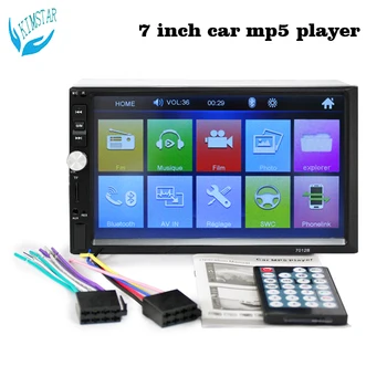 

Mp5-Player 7012b 2 Din Bluetooth Stereo Radio Audio USB Stereo Car Video Music FM Touch-Screen