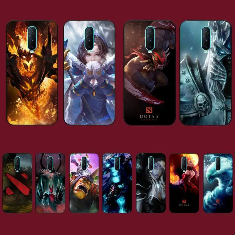TOPLBPCS Shadow Fiend Dota 2 чехол для телефона Vivo Y91C Y11 17 19 67 81 Oppo A9 2020 Realme c3 | Мобильные